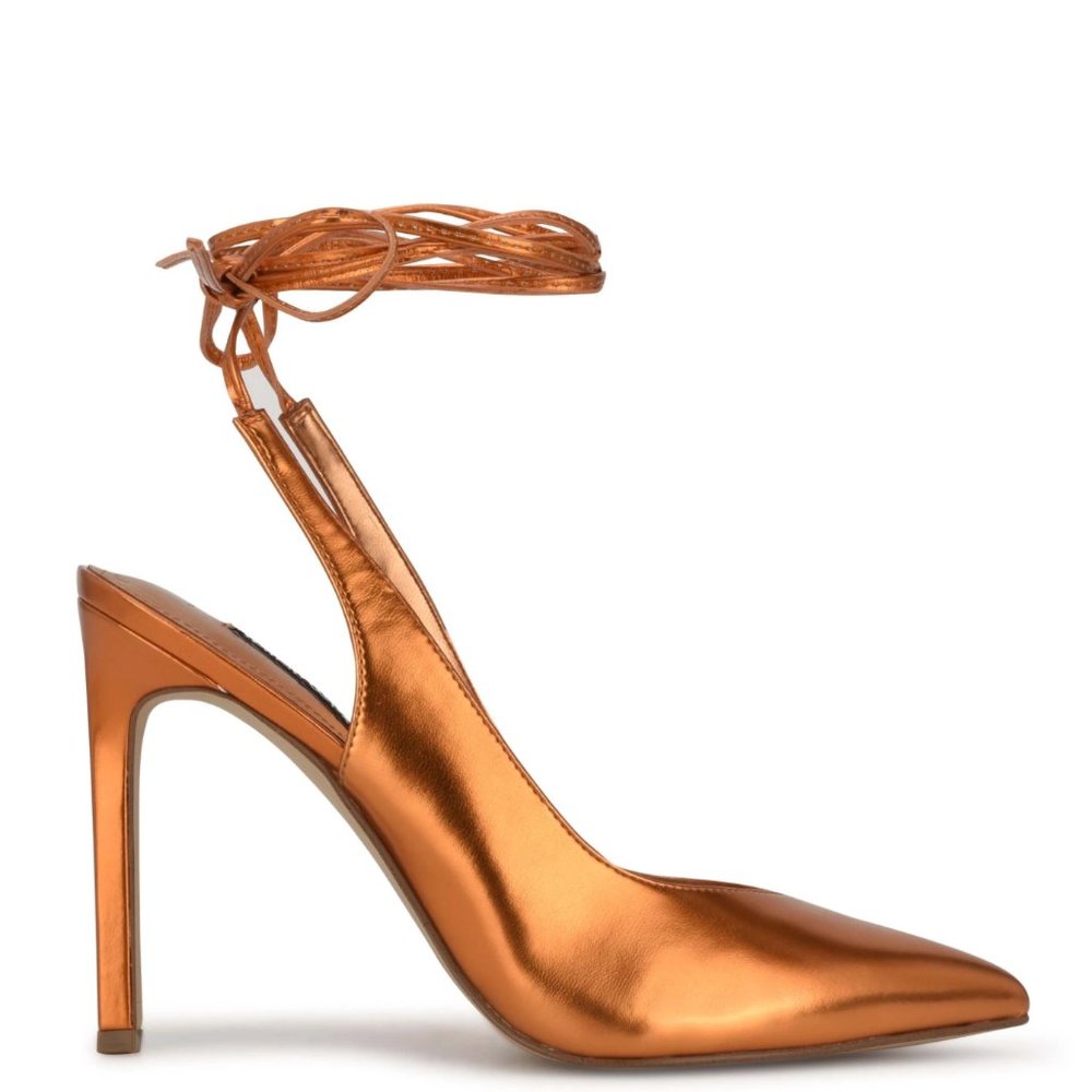 NINE WEST Talon Ankle Wrap Dress Pumps